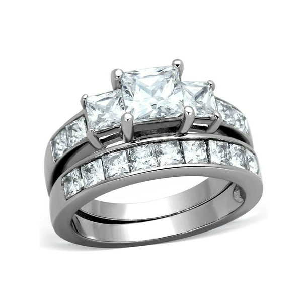 Silver Gems Factory 1.00 Ct Round Cut Pink Sapphire & White CZ Diamond 14k Rose Gold Plated Art Deco Vintage Design Wedding Bridal Set Engagement RingEngagement Ring Sets Size 5-10 Silver Gems Factory 1.00 Ct Round Cut Pink Sapphire & White CZ Diamond 14k Rose Gold Plated Art Deco Vintage Design Wedding Bridal Set Engagement RingEngagement Ring Sets Size 5-10